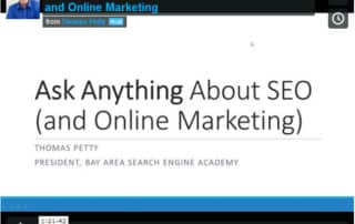 Free SEO Webinar Ask Anything About SEO