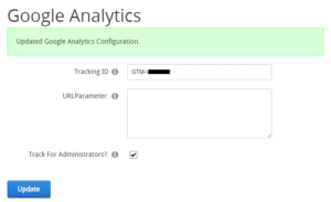 Update DNN Google Tag Manager in Google Analytics